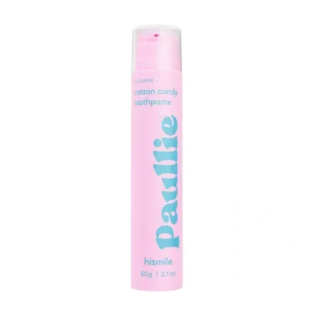 Зубна паста Hismile Cotton Candy Toothpaste 60g — смак цукрової вати без цукру, натрію фторид, ксилітол, для профілактики
