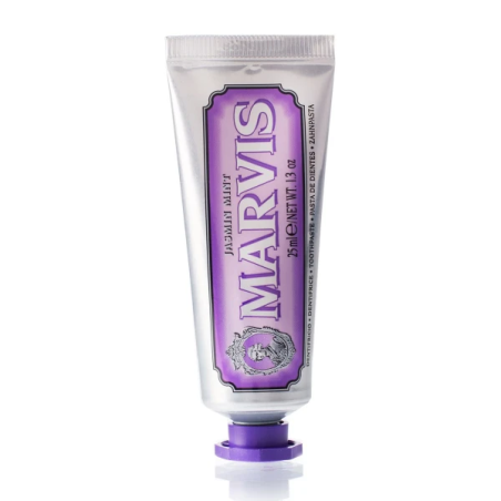 Професійна зубна паста Marvis Jasmin Mint Toothpaste 25 ml — унікальний смак жасмину та м'яти, ефективне очищення — вигляд