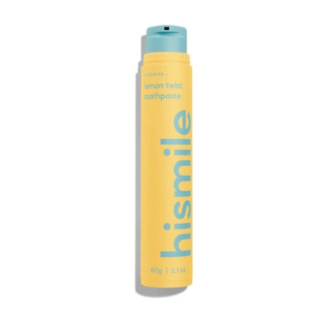 Зубна паста Hismile Lemon Twist Toothpaste 60g — ефективне очищення, зміцнення емалі, свіжий цитрусовий подих, здоров'я ясен,