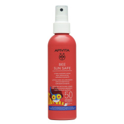 Apivita Bee Sun Safe Hydra Sun Kids Lotion SPF50 200 ml — дитячий сонцезахист, екстракт прополісу, морських водоростей,