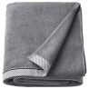IKEA VIKFJARD 004,052,13 — сірий банний рушник розміром 100x150 см для ванної кімнати — фото