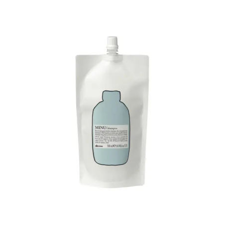 Шампунь Davines MINU 500ml для фарбованого волосся з екстрактом каперсів — захист кольору, дзеркальний блиск, шовковистість,