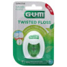 Зубна нитка GUM Deepclean Twisted 30m — скручена структура, м'ятний смак, глибоке очищення, вигляд товару