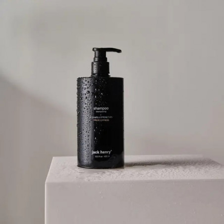 Щоденний безсульфатний шампунь з пептидами та рослинними суперфудами Jack Henry Creamy Shampoo Hinoki Cypress 400ml — фото 2
