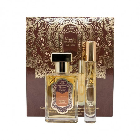 Подарунковий набір парфумованої води Аюрведична La Sultane de Saba Coffret EDP Vapo Ayurvedique 50+10 ml
