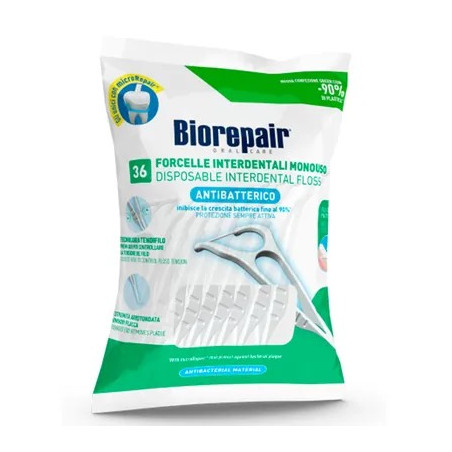 Флосер з тримачем насичений гідроксиапатитом BioRepair 36 шт