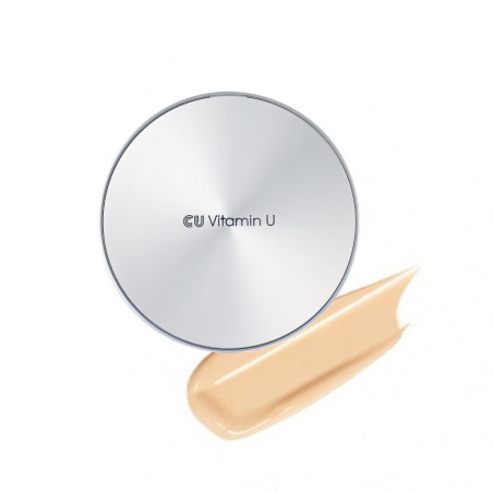 Кушон з полінуклеотидами та вітаміном U CUSKIN No.21 Vitamin U Coverfit Cushion Pact SPF 50+ / PA++++ 15g+15g