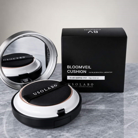 Кушон тональний з полінуклеотидами USOLAB Bloomveil Cushion 15g — фото 2