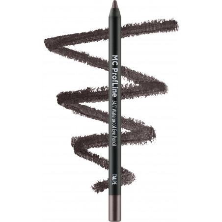 Олівець для очей гелевий (каял) Miss Claire ProfLine 24/7 Waterproof Eye Pencil Black Coffee