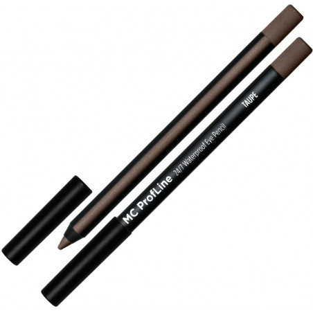 Олівець для очей гелевий (каял) Miss Claire ProfLine 24/7 Waterproof Eye Pencil Black Coffee — фото 2