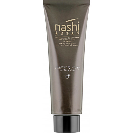 Глина для гоління з оліями аргани, баобаба,чорного кмину Nashi Argan Man Line Shaving Clay 150 ml