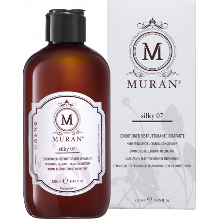 Кондиціонер MURAN Silky 07 з оліями манго, камелії та марули 250 мл — для пошкодженого, фарбаного волосся, глибоке живлення,