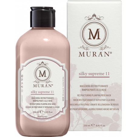 MURAN Silky Supreme 11 Mask 250 мл — дамаська троянда, шипшина, олія ши та амінокислоти, глибоке відновлення сухого волосся