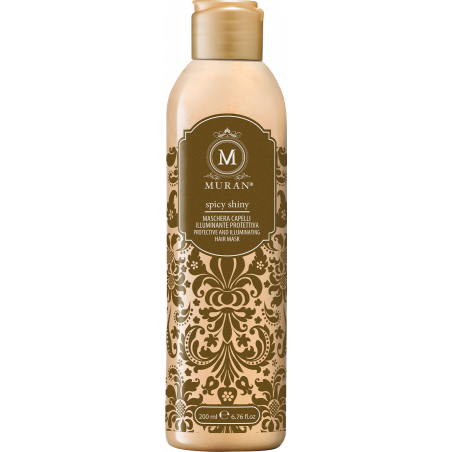 Захисна маска для сяйва волосся MURAN Spicy Shiny Mask 200ml — живлення, зволоження, захист від УФ, для всіх типів волосся
