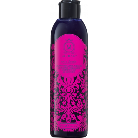 Тонуючий шампунь MURAN Spicy Blondie Shampoo 200ml — для нейтралізації жовтизни, з екстрактом алое вера, касторовою олією