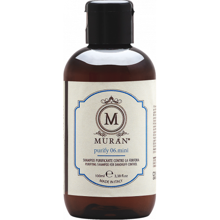 Шампунь MURAN Purify 06 mini з водоростями норі та дульсе, есенціями меліси та лемонграсу 100 мл — проти лупи