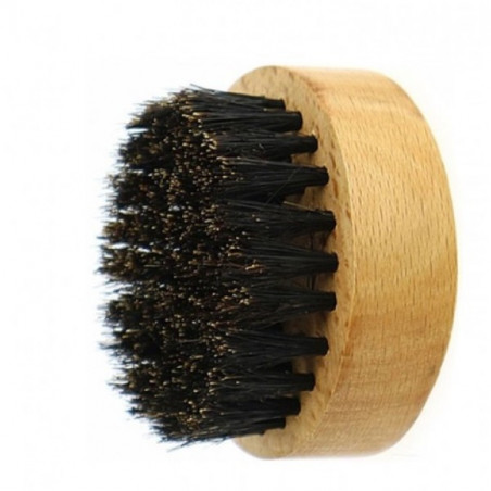Щітка для бороди з дубовою ручкою та натуральною щетиною кабана Nashi Argan Man Line Beard Brush