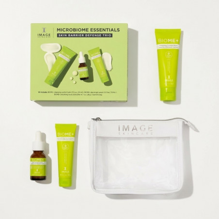 Набір для відновлення мікробіому та зволоження шкіри Image Skincare Microbiome Essentials Skin Barrier Defense Trio