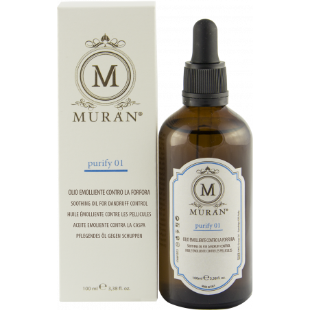 MURAN Purify 01 Soothing Oil - пом'якшуюча олія проти лупи з екстрактами водоростей, оліями макадамії та оливи MURAN Purify 01