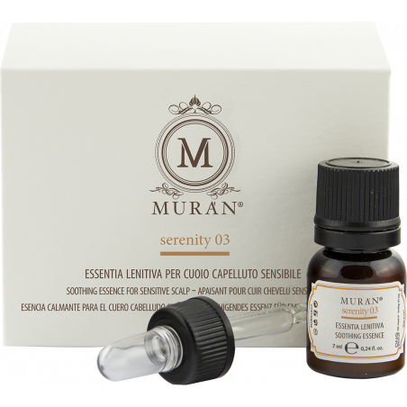 Заспокійлива есенція для чутливої та подразненої шкіри голови MURAN Serenity 03 Soothing Essence з бісабололом, алое та ромашкою