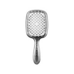 Щітка для волосся JANEKE SUPERBRUSH срібна з білим