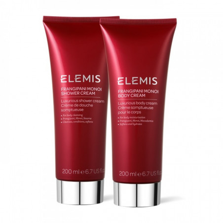 Набір для тіла ELEMIS Body Exotics The Story of Frangipani Monoi — з кремом-гелем для душу — вигляд товару