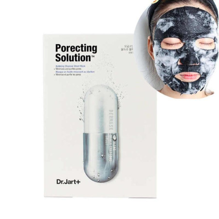 Тканинна маска Dr Jart Dermask Ultra Jet Porecting Solution 30g — кисневий догляд за проблемною шкірою, екстракт авокадо та