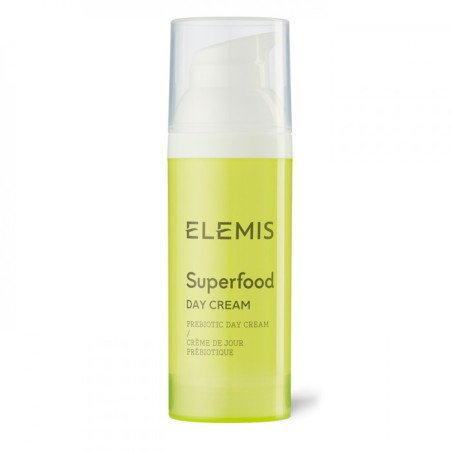 Веганський денний крем ELEMIS Superfood Day Cream 50ml — з антиоксидантними оліями, імбиром, матча, ягодами годжі,