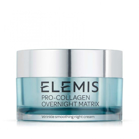 Антивіковий нічний крем для сяяння ELEMIS Pro-Collagen Overnight Matrix 50ml — з технологією Smart Drone, зволож. компонентами,