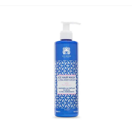 Професійна глибокозволожувальна маска Valquer Ice Hair Mask 300ml — з екстрактом сої, для сухого та ламкого волосся — вигляд