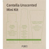 Purito Centella Unscented Mini Kit — комплексне заспокоювання, зволоження, зміцнення захисних функцій, компактні флакони —
