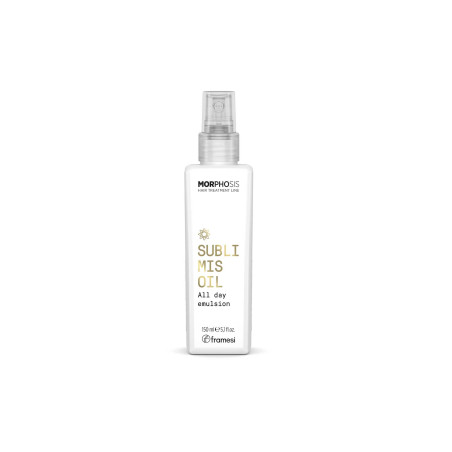 Живильна емульсія для сухого волосся Framesi Morphosis Sublimis Oil All Day 150ml — з оліями пасифлори та аргани, миттєве
