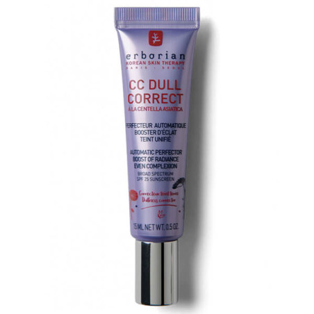 Erborian CC Dull Correct 15ml — вирівнює тон, зменшує темні плями, зволоження, сяйво, для тьмяної шкіри — вигляд товару