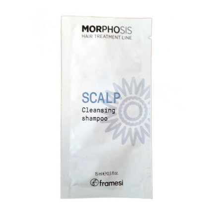 Шампунь Framesi Morphosis Cleansing 15ml — глибоке очищення, збалансований pH, екстракт арніки — вигляд товару