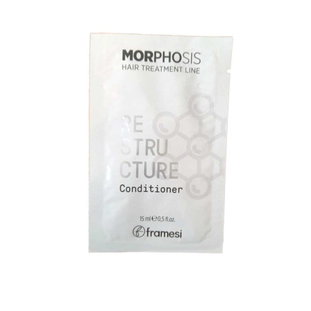 Кондиціонер Framesi Morphosis Restructure 15ml — відновлення пошкодженого волосся, ферментований рис, колаген — вигляд товару