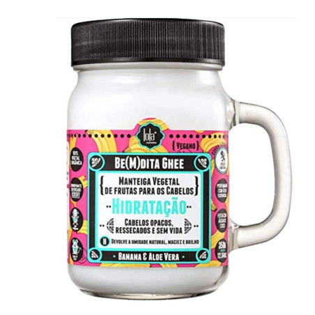 Маска Lola BeMdita Ghee Hidratacao 100g — інтенсивне зволоження, м'якість, блиск, екстракт алое та банана — упаковка