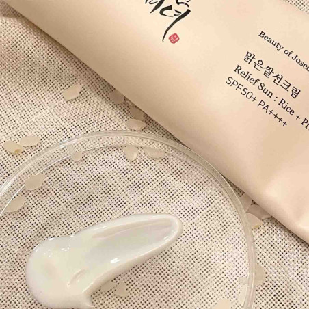 Beauty of Joseon Relief Sun SPF50+ PA+++ 50ml — легка текстура, без білого нальоту, відновлення мікробіому, освітлення — вигляд