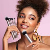 Real Techniques Limited Edition Soft Radiance Total Face Makeup Brush Set 7 — пензлик для тіней RT 307, чохол для пензлів,