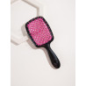 Щітка для волосся JANEKE SUPERBRUSH чорна з фуксією — делікатний масаж голови, легке розплутування, не електризує, для всіх