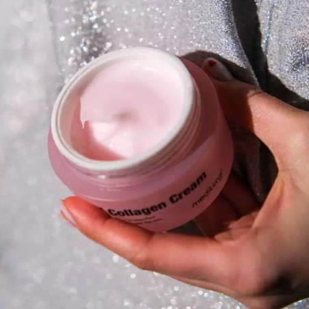 Ліфтинг-крем Meditime NEO Real Collagen 50g — запобігання зморшкам, підтягуючий ефект, покращення кольору обличчя — вигляд