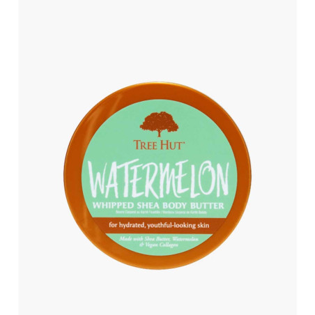 Зволожувальний баттер для тіла Tree Hut Watermelon Whipped Body Butter 240g — органічні компоненти, без парабенів, легка