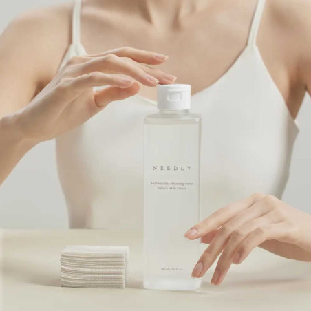 Міцелярна вода Needly Mild Micellar Cleansing Water 50ml — ефективне видалення макіяжу, для всіх типів шкіри — вигляд товару