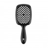 Щітка для волосся JANEKE SUPERBRUSH SMALL чорна — делікатний масаж, не електризує, для всіх типів волосся, гнучкі нейлонові
