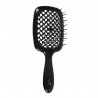 Щітка для волосся JANEKE SUPERBRUSH SMALL чорна — делікатний масаж, не електризує, для всіх типів волосся, гнучкі нейлонові
