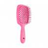 Щітка для волосся JANEKE SUPERBRUSH SMALL рожева з рожевим — делікатний масаж, не електризує, для всіх типів волосся, гнучкі