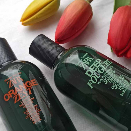 ZARA Orange Zest And Deep Fougere 2*100ml — фужерний аромат з нотами рожевого перцю, кардамону, кедра та ванілі — вигляд товару