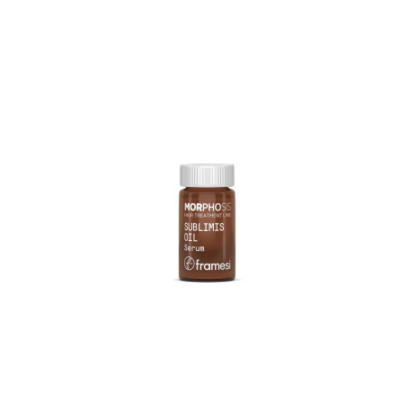 Інтенсивно зволожувальна сироватка для тьмяного волосся Framesi Morphosis Sublimis Oil Serum 15ml — з олією пасифлори, підсилює