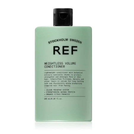 Професійний кондиціонер REF Weightless Volume Conditioner 245ml — для об'єму та зміцнення тонкого волосся, протеїни кіноа,