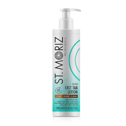 Автобронзант-лосьйон St.Moriz Professional Fast Tan Lotion 200ml — з екстрактом алое для експрес-засмаги — упаковка