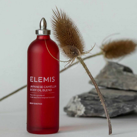 Живильна олія для тіла ELEMIS Japanese Camellia Body Oil Blend 100ml — олія камелії та мигдалю, усуває сухість, для гладкої